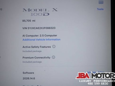 Used 2018 Tesla Model X 100D AWD/4WD image 27