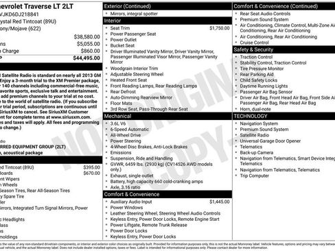 Used 2013 Chevrolet Traverse LT image 42