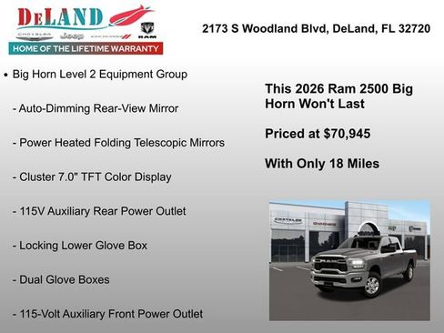 New 2026 RAM 2500 Big Horn image 12