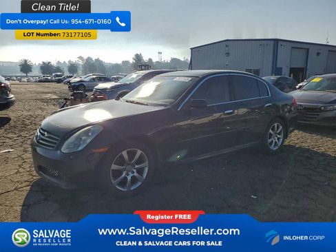 Used 2006 INFINITI G35 Sedan w/ (P03) Premium Pkg C image 1