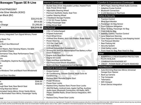 Used 2023 Volkswagen Tiguan SE R-Line FWD image 3
