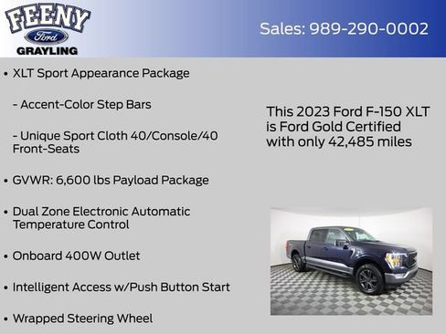 Certified 2023 Ford F150 XLT w/ Equipment Group 302A High AWD/4WD image 25
