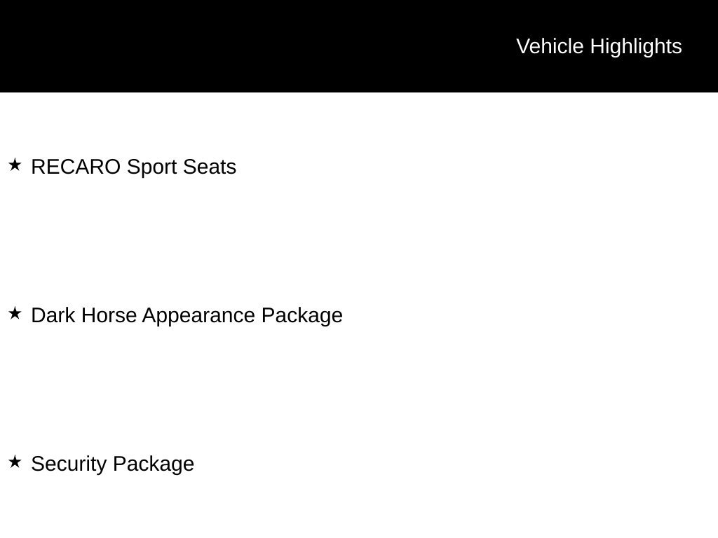 New 2025 Ford Mustang Dark Horse RWD image 7
