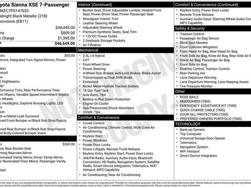 Used 2023 Toyota Sienna XSE FWD image 6