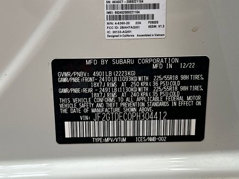 Used 2023 Subaru Crosstrek Hybrid image 36