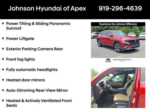 Used 2024 Volkswagen Atlas Cross Sport SE w/ Panoramic Sunroof Package FWD image 12