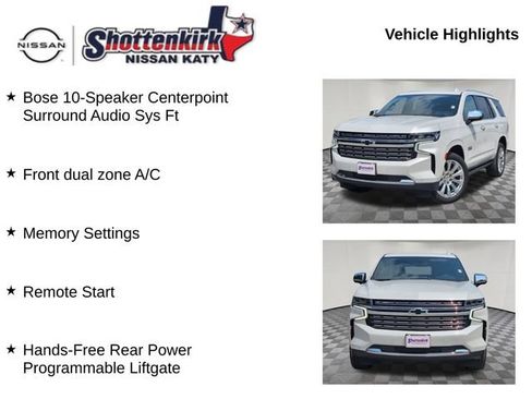 Used 2022 Chevrolet Tahoe Premier w/ Texas Edition RWD image 12