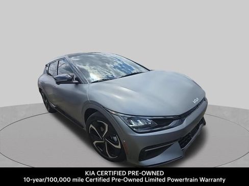 Certified 2023 Kia EV6 GT-Line w/ GT-Line White Seat Package AWD/4WD image 1
