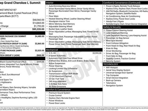 Used 2023 Jeep Grand Cherokee L Summit image 54