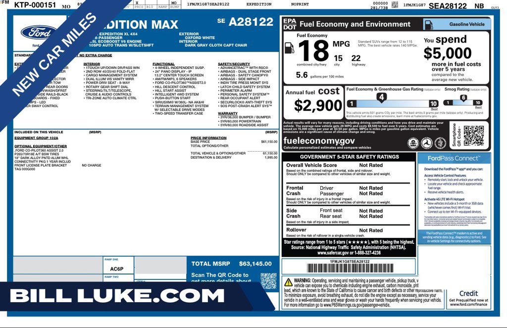 Used 2025 Ford Expedition Max XL AWD/4WD image 1