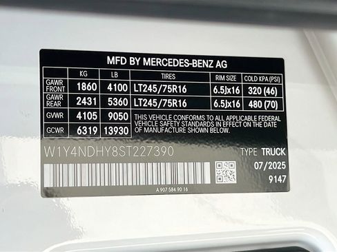 New 2025 Mercedes-Benz Sprinter 2500 image 29