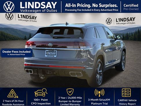 Certified 2024 Volkswagen Atlas Cross Sport SEL R-Line AWD/4WD image 8