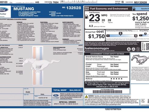 Used 2021 Ford Mustang Premium w/ Equipment Group 201A RWD image 15