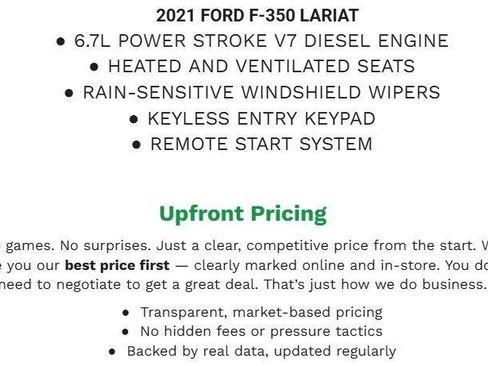 Used 2021 Ford F350 Lariat AWD/4WD image 2