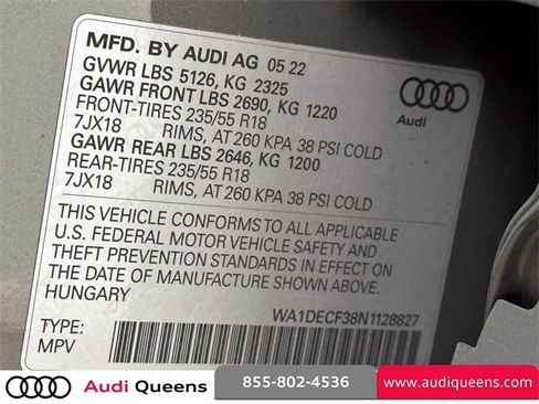 Certified 2022 Audi Q3 2.0T Premium image 32