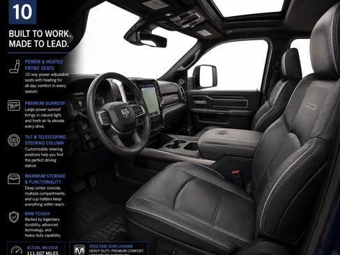 Used 2022 RAM 3500 Laramie AWD/4WD image 18
