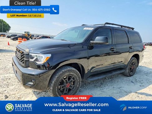 Used 2020 Toyota Sequoia TRD Pro AWD/4WD image 1