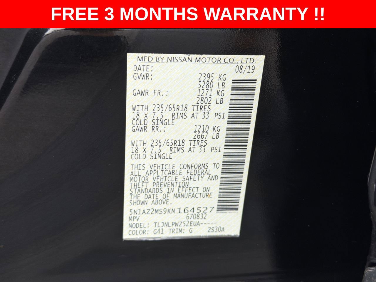 Used 2019 Nissan Murano S AWD/4WD image 23