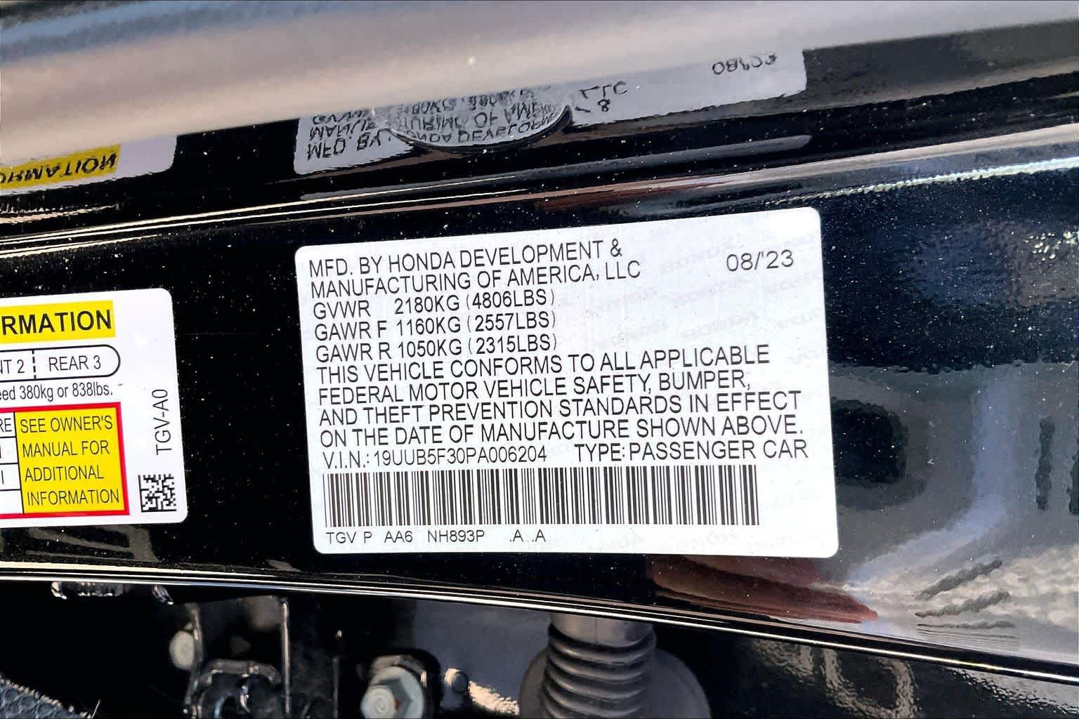 Certified 2023 Acura TLX FWD image 33