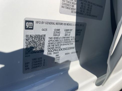 Used 2025 Chevrolet Silverado 1500 Custom Trail Boss w/ Turbomax Blackout Package image 34