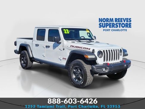 Used 2023 Jeep Gladiator Rubicon w/ LED Lighting Group image 1