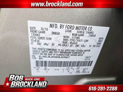 Used 2011 Lincoln MKX 2WD w/ 101A Rapid Spec Order Code image 39