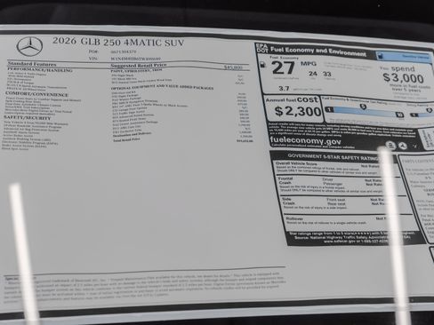 New 2026 Mercedes-Benz GLB 250 4MATIC image 36