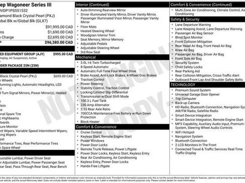 Used 2023 Jeep Wagoneer Series III w/ Preferred Equipment Group AWD/4WD image 6