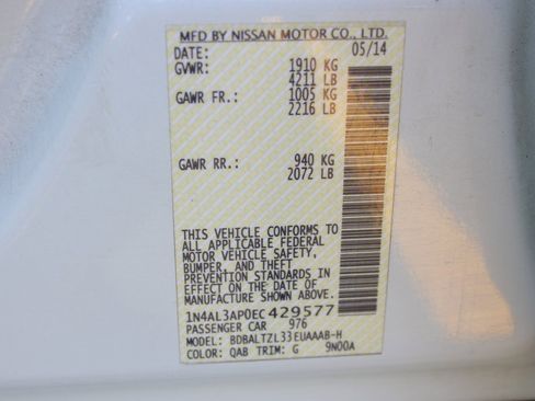 Used 2014 Nissan Altima 2.5 SV w/ Convenience Package image 30