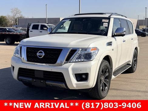 Used 2019 Nissan Armada Platinum w/ Captain's Chairs Package image 1