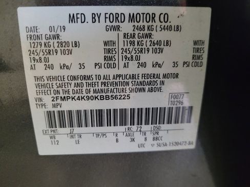 Used 2019 Ford Edge Titanium AWD/4WD image 33