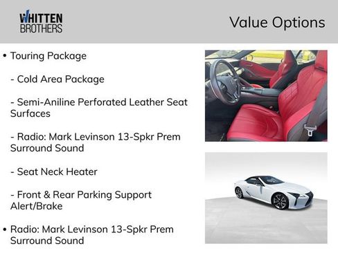 Used 2021 Lexus LC 500 Convertible w/ Touring Package RWD image 8