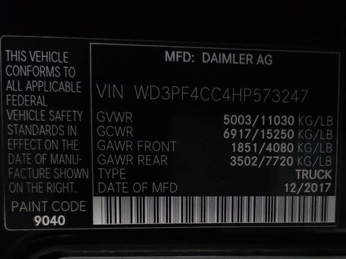 Used 2017 Mercedes-Benz Sprinter 3500 image 33