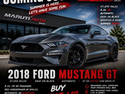 Used 2018 Ford Mustang GT w/ Equipment Group 301A RWD image 1