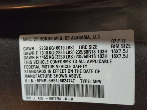 Used 2018 Honda Odyssey EX image 33