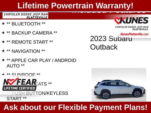 Used 2023 Subaru Outback Limited XT AWD/4WD image 3