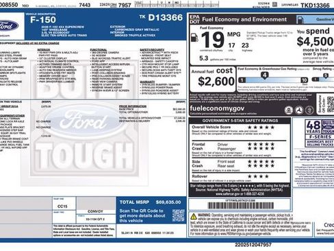 New 2026 Ford F150 Lariat w/ Equipment Group 501A Mid image 49