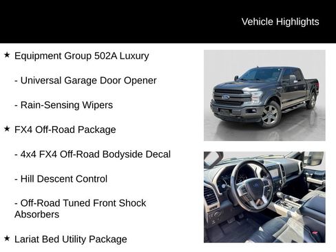 Used 2020 Ford F150 Lariat w/ Equipment Group 502A Luxury AWD/4WD image 16