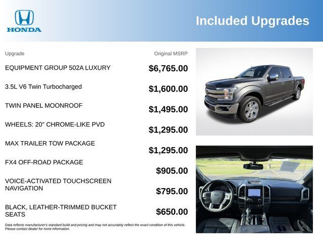 Used 2020 Ford F150 Lariat w/ Equipment Group 502A Luxury AWD/4WD image 3