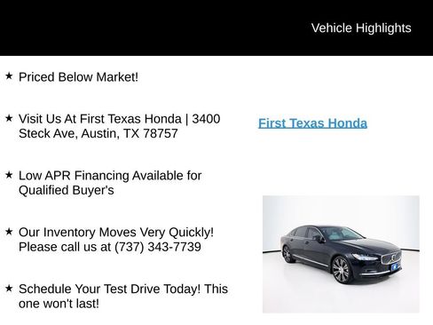 Used 2023 Volvo S90 B6 Plus w/ Protection Package Premier AWD/4WD image 10