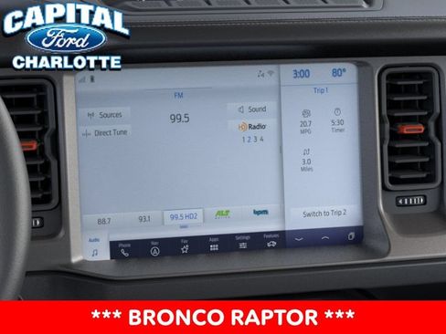 New 2026 Ford Bronco Raptor w/ Interior Carbon Fiber Pack AWD/4WD image 17