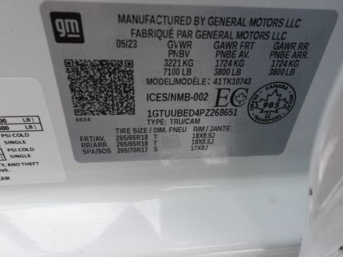Used 2023 GMC Sierra 1500 SLE w/ X31 Off-Road Package AWD/4WD image 20