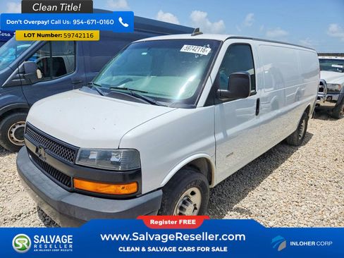 Used 2021 Chevrolet Express 3500 Extended w/ Driver Convenience Package RWD image 1