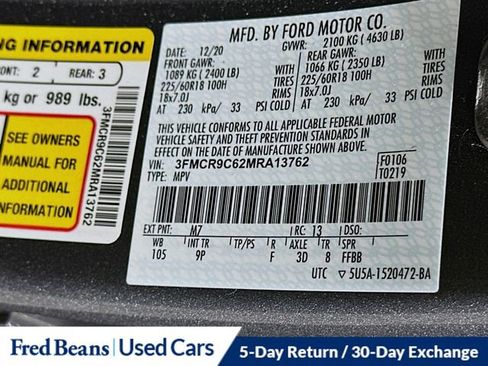 Used 2021 Ford Bronco Sport Outer Banks w/ Outer Banks Package AWD/4WD image 40