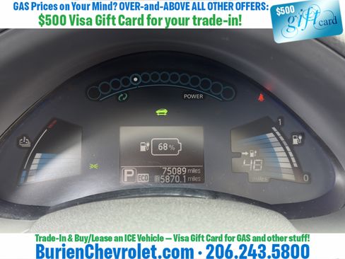 Used 2015 Nissan Leaf S w/ Charge Package FWD image 14