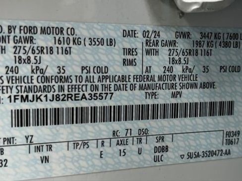 Used 2024 Ford Expedition Max XLT image 64