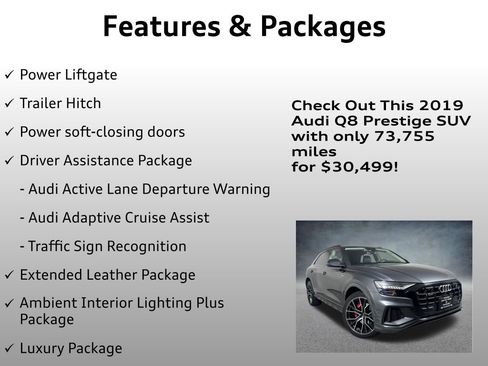 Used 2019 Audi Q8 Prestige AWD/4WD image 16