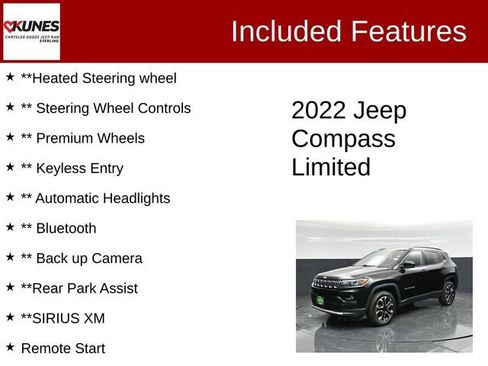 Certified 2022 Jeep Compass Limited image 3