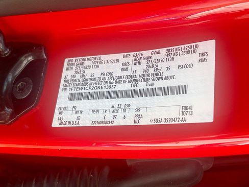 Used 2016 Ford F150 XL w/ Equipment Group 101A Mid RWD image 12
