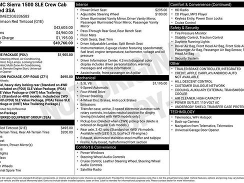 Used 2016 GMC Sierra 1500 SLE w/ SLE Value Package image 11